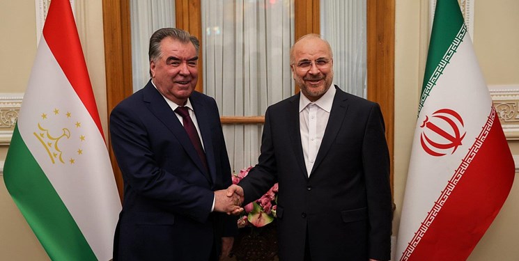 قالیباف در دیدار امامعلی رحمان: تاجیکستان از اولویت‌های ایران برای روابط دوجانبه است
