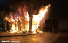 ۸۰ فروشگاه زنجیره‌ای در اغتشاشات به آتش کشیده شد