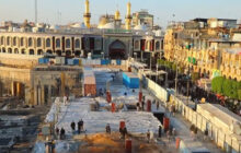 آماده‌سازی صحن حضرت زینب(س) برای بیتوته ۲۰ هزار زائر اربعین