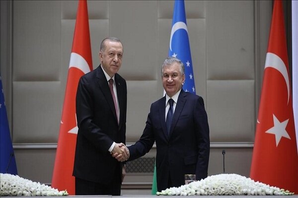 رؤسای جمهور ترکیه و ازبکستان گفت و گو کردند