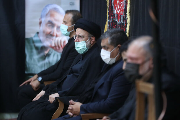 مراسم عزاداری شام غریبان حسینی در نهاد ریاست جمهوری برگزار شد