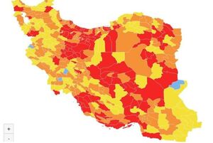 رنگبندی جدید کرونایی کشور