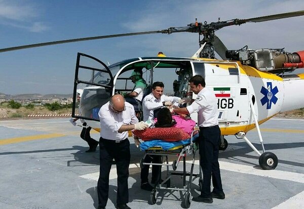 ۵ فروند بالگرد اورژانس طی اربعین در ایلام مستقر می شود