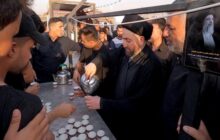 حضور «سید عمار حکیم» در موکب خدمات رسانی به زائران اربعین حسینی