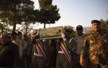 مراسم وداع با شهید تازه تفحص شده «آجا» برگزار شد