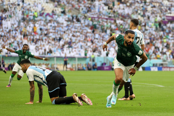 عربستان اولین شگفتانه جام را رقم زد/ آرژانتین مغلوب عربستان شد