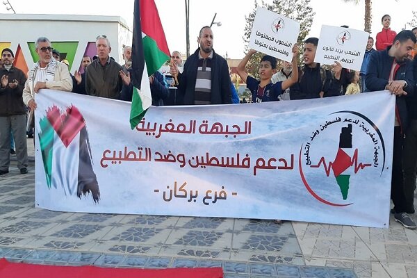 تظاهرات گسترده مراکشی‌ها علیه عادی سازی روابط با تل آویو