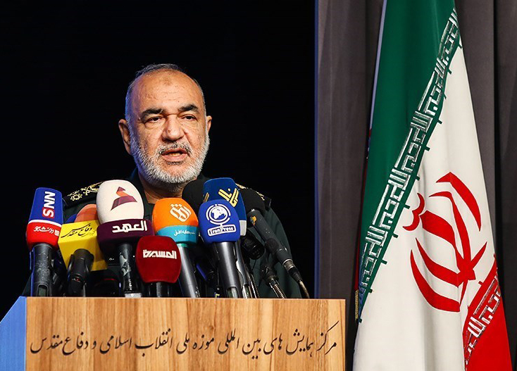 سرلشکر سلامی: اروپا به دنبال تکرارتاریخ نکبت‌بار مداخلات گذشته خود در ایران است