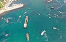 کشتی چینی در سواحل روسیه غرق شد