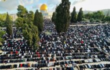 برگزاری باشکوه نماز عید فطر در مسجدالاقصی با حضور ۲۵۰هزار فلسطینی