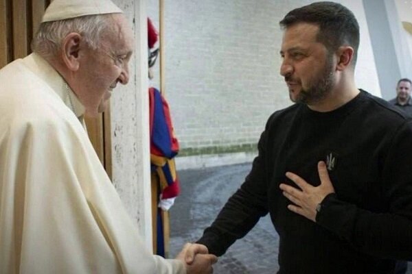 زلنسکی با «پاپ فرانسیس» در واتیکان دیدار کرد