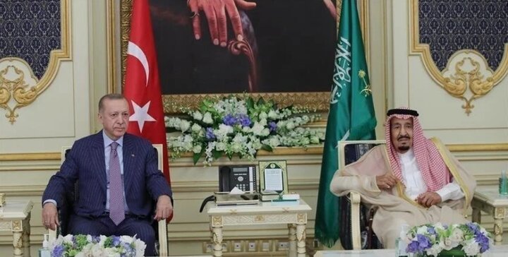 پیام تبریک پادشاه و ولیعهد سعودی به اردوغان