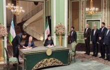 امضای یک بیانیه مشترک و ۱۰ سند همکاری میان ایران و ازبکستان