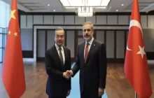 دیدار وزرای خارجه ترکیه و چین
