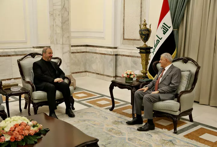 محورهای رایزنی رئیس جمهور عراق با سفیران ایران و کویت در بغداد