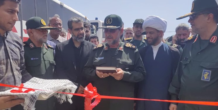 افتتاح دو بیمارستان صحرایی در مرز شلمچه و شهر کربلای معلی توسط نیروی دریایی سپاه