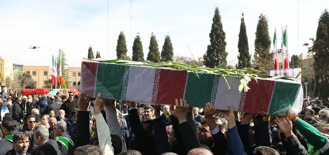 پیکر دو شهید گمنام در پارک‌شهر تشییع می‌شود