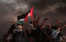 تداوم تظاهرات ضدصهیونیستی در شرق غزه