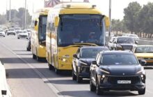 تهیه اتوبوس و خودرو‌های تشریفاتی برای النصری‌ها