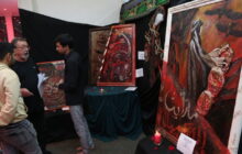 نمایشگاه آثار هنری با موضوع عاشورا در مرکز اسلامی مسکو برگزار شد