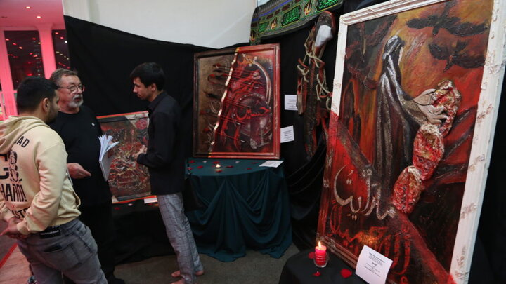 نمایشگاه آثار هنری با موضوع عاشورا در مرکز اسلامی مسکو برگزار شد
