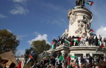 تظاهرات گسترده در پاریس در حمایت از ملت فلسطین