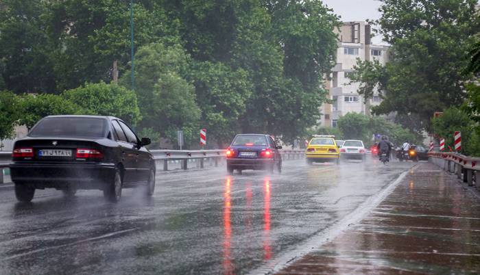 بارش باران در ۶ استان کشور طی روز جاری