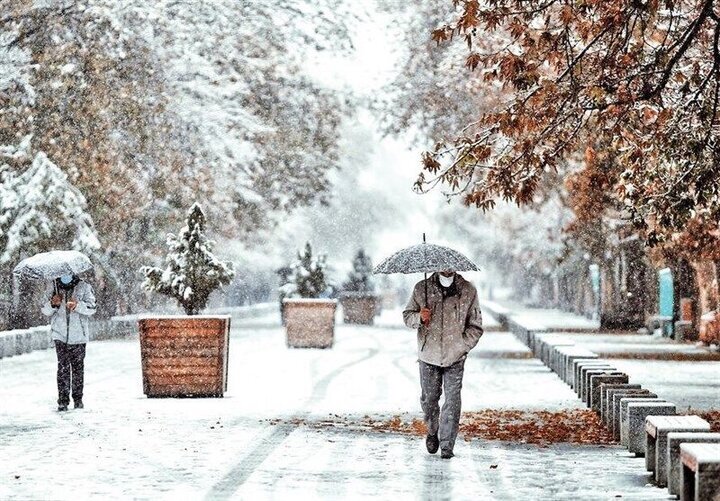 هشدار نارنجی بارش برف و باران برای ۶ استان/ سامانه بارشی در راه ایران