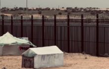 چادرهای آوارگان فلسطینی به نزدیکی مرز مصر رسید