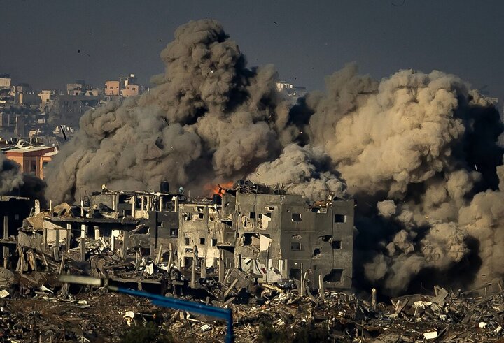 برجای ماندن ده‌ها شهید در بمباران منازل مسکونی نوار غزه