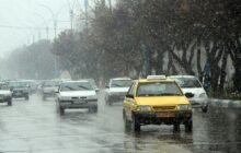 بارش برف، باران و آب‌گرفتگی معابر در ۶ استان