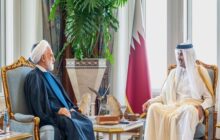 دیدار رییس قوه قضاییه با امیر قطر
