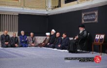 مراسم عزاداری شب هشتم محرم با حضور رهبر انقلاب برگزار شد