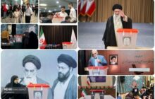 حضور مقامات و چهره‌ها پای صندوق های رای در تهران