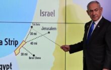 خشم مصر از نمایش نقشه جعلی نتانیاهو از اراضی اشغالی