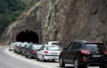 بازگشت مسافران و ترافیک سنگین در محورهای مواصلاتی مازندران/یک‌طرفه شدن کندوان و هراز
