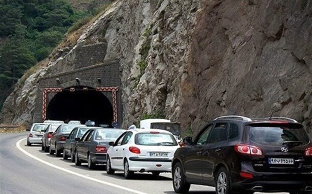 بازگشت مسافران و ترافیک سنگین در محورهای مواصلاتی مازندران/یکطرفه شدن کندوان و هراز
