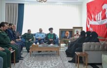 دیدار وزیر دفاع با خانواده شهیدان رشید و محرابی