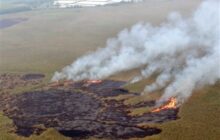 دود سنگین در ماهشهر و بندر امام خمینی(ره)؛ منشأ آتش‌سوزی در هورالعظیم