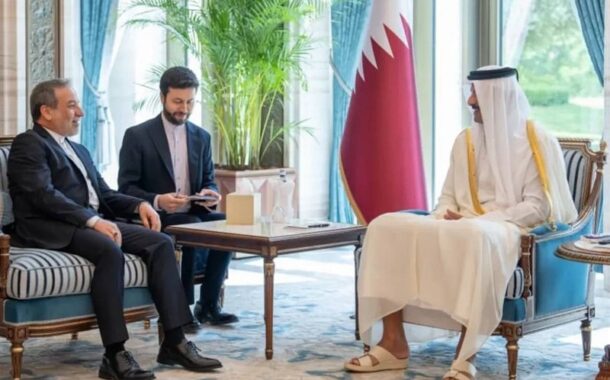 دیدار عراقچی با امیر قطر در دوحه