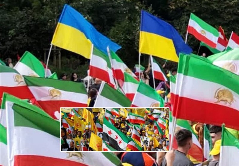 دختران و پسران اجاره‌ای در تجمع منافقین