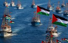 کمیته بین المللی شکست حصر غزه: ۴۵ کشتی ناوگان صمود ۳ روز تا غزه فاصله دارند
