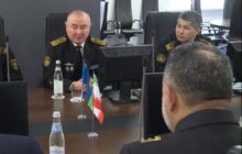 مذاکرات دوجانبه فرمانده نیروی دریایی ارتش با همتای آذربایجانی