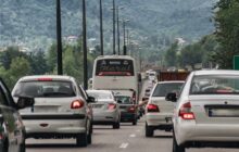 ترافیک ‌مقطعی پرحجم در جاده‌های شمال