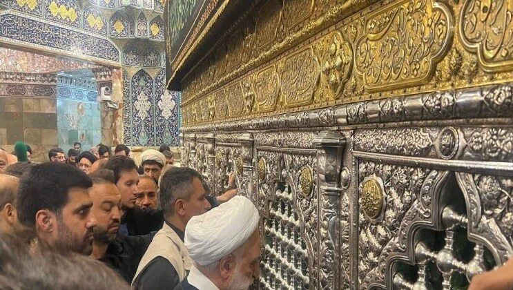 سفر رئیس قوه قضاییه به قم/ اژه‌ای به زیارت حرم ‌حضرت معصومه (س) رفت