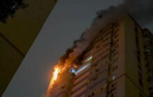 حمله پهپادی اوکراین به بندری در جنوب روسیه؛ آتش‌سوزی در یک نفتکش