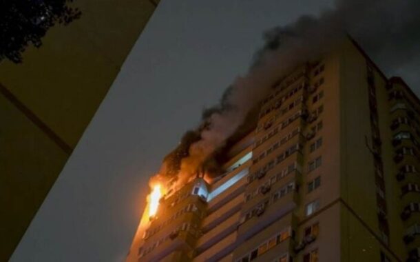 حمله پهپادی اوکراین به بندری در جنوب روسیه؛ آتش‌سوزی در یک نفتکش