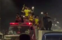 وقتی جشن قهرمانی فوتبال 