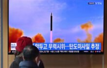 زمایش موشک بالستیک توسط کره‌شمالی با شلیک به سوی دریای ژاپن