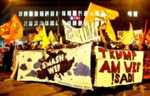 اعتراض هزاران سوئیسی به حضور ترامپ در داووس